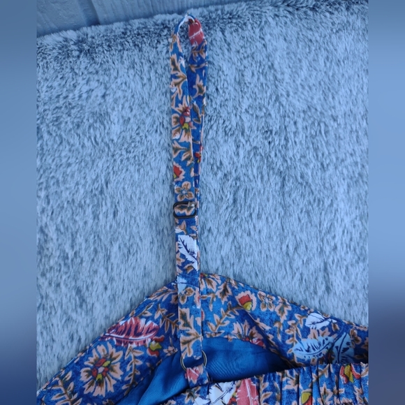 Knox Rose Off the Coast Floral Tiered Boho Midi Sundress XXL - Picture 3 of 9